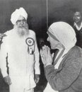 Sant Darshan Singh with Mother Teresa